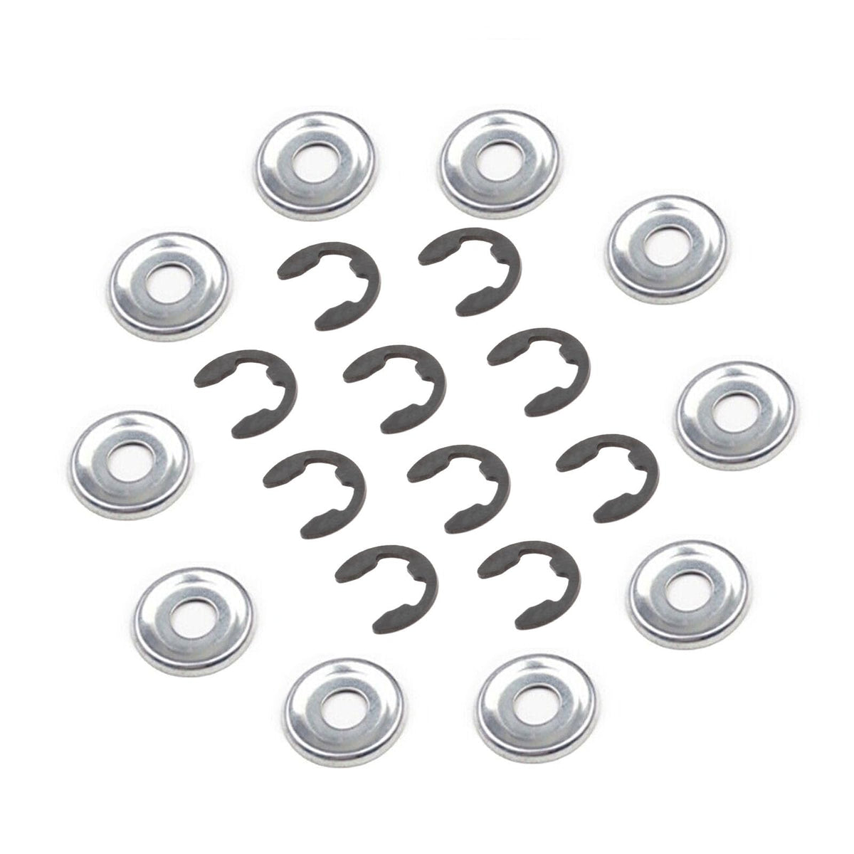 Hicello clutch drum washer kit 10 sets with durable metal components for STIHL saws.