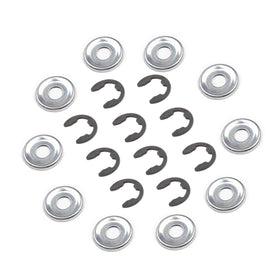 Hicello clutch drum washer kit 10 sets with durable metal components for STIHL saws.