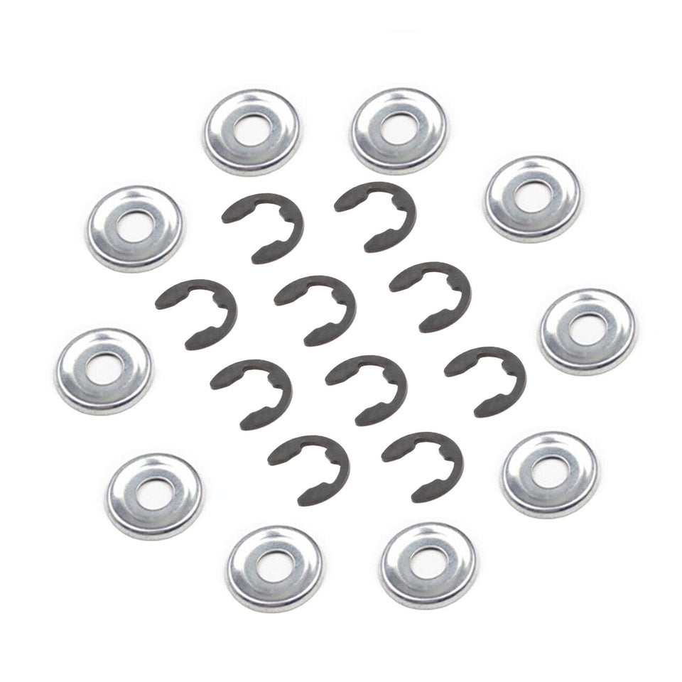 Hicello clutch drum washer kit 10 sets with durable metal components for STIHL saws.