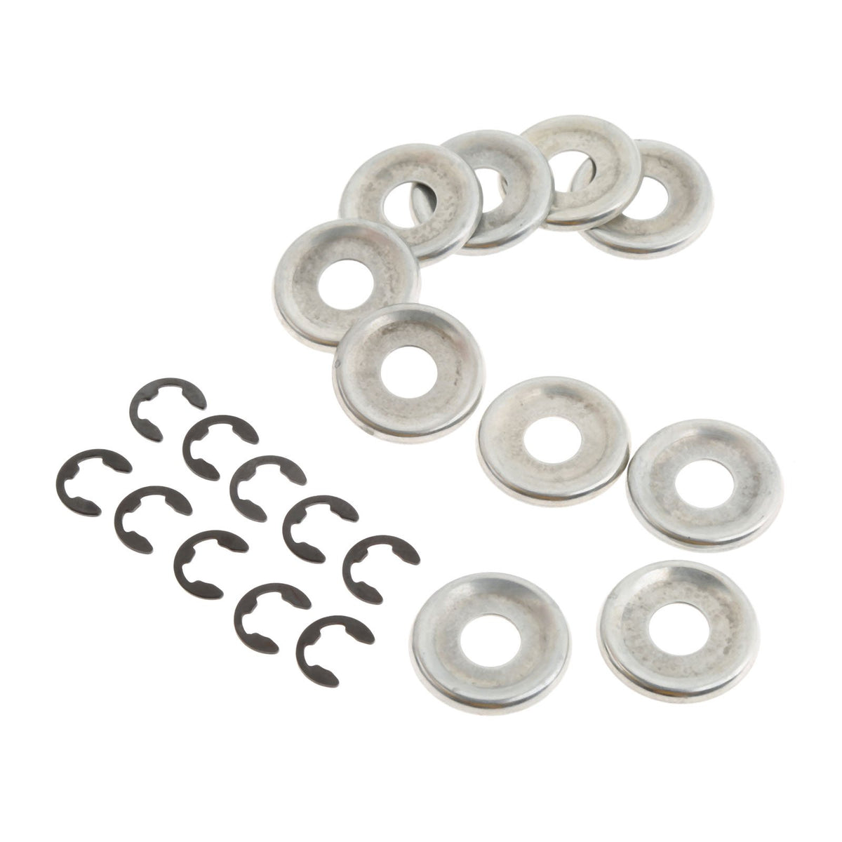 Hicello clutch washer metal detail highlighting wear-resistant surface.