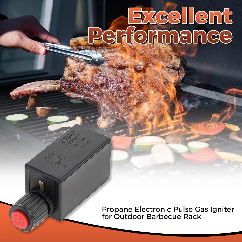 Hicello gas fire pit ignition kit compatible with Uniflame and similar units