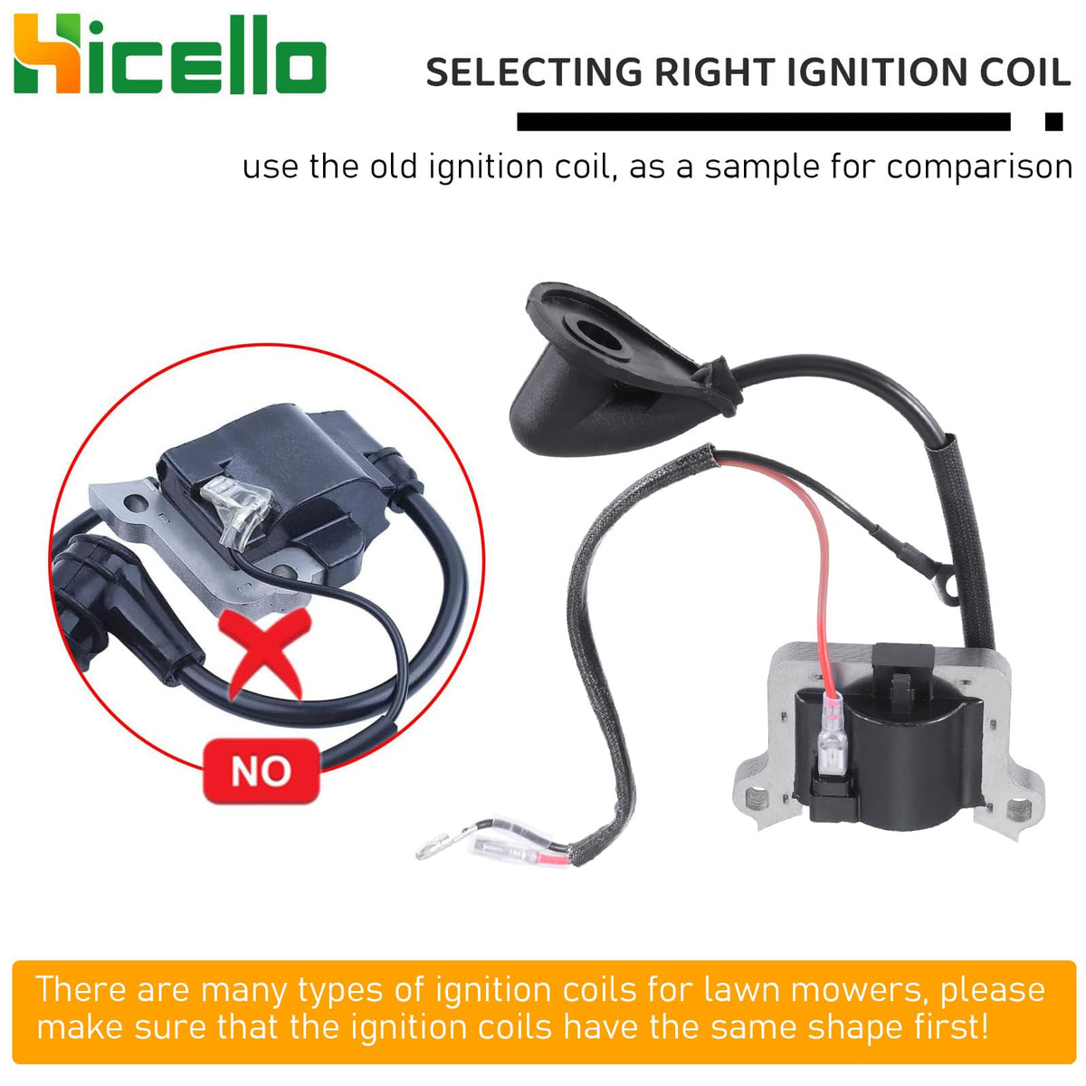 Hicello ignition lead and wires kit for reliable spark plug connections