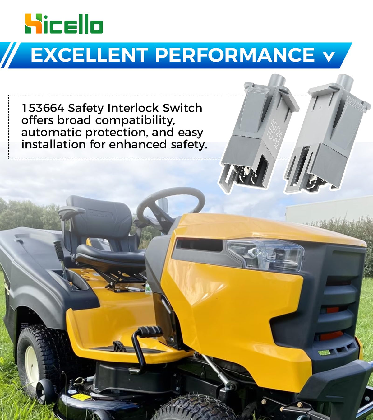 Hicello interlock safety switch two-pack emphasizes value with extra replacement unit