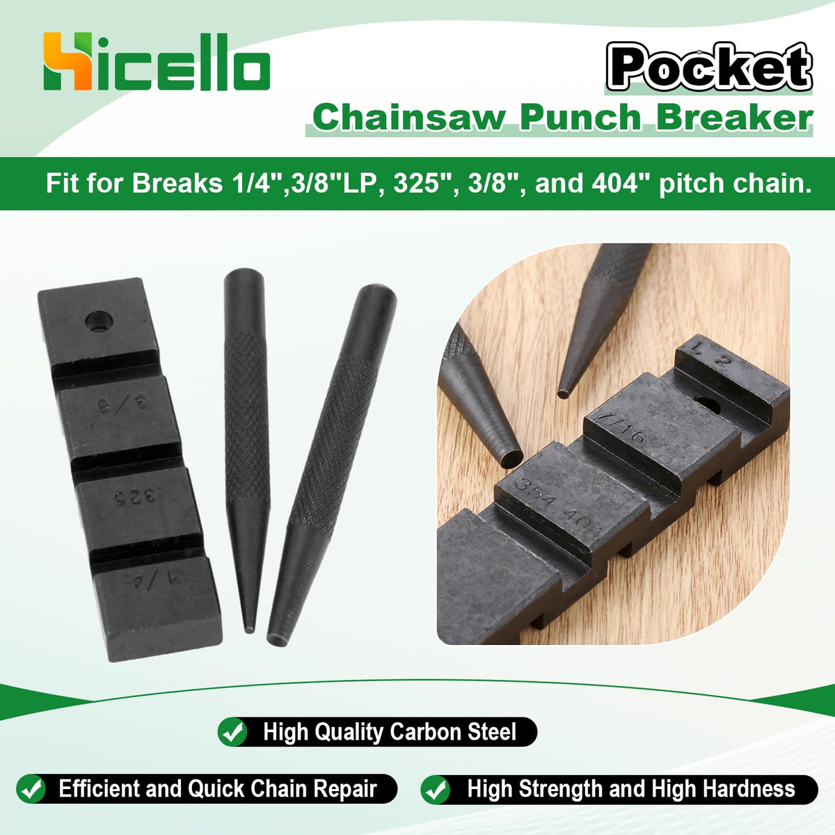 Hicello pocket chainsaw kit case keeps tools organized and ready.