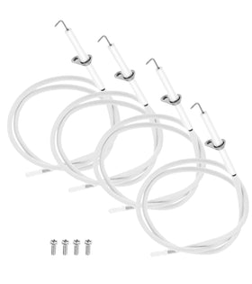 Hicello square connector design secures wiring path from burner to control box