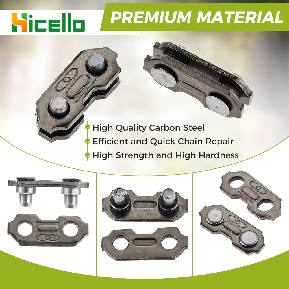 Hicello compatibility with Stihl, Oregon, Carlton, Woodland chains for versatile use