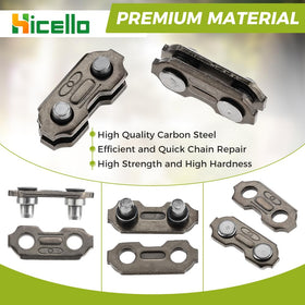 Hicello compatibility with Stihl, Oregon, Carlton, Woodland chains for versatile use