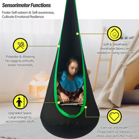 HiChrote included hanging kit simplifies installation in any space.