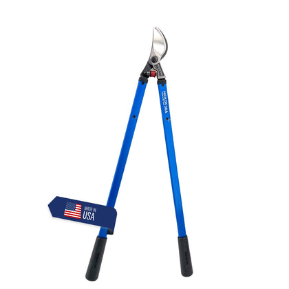 Hickok heavy-duty loppers with 30-inch reach for high branches.