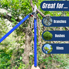 Professional-grade pruning tool suitable for landscapers and serious homeowners.