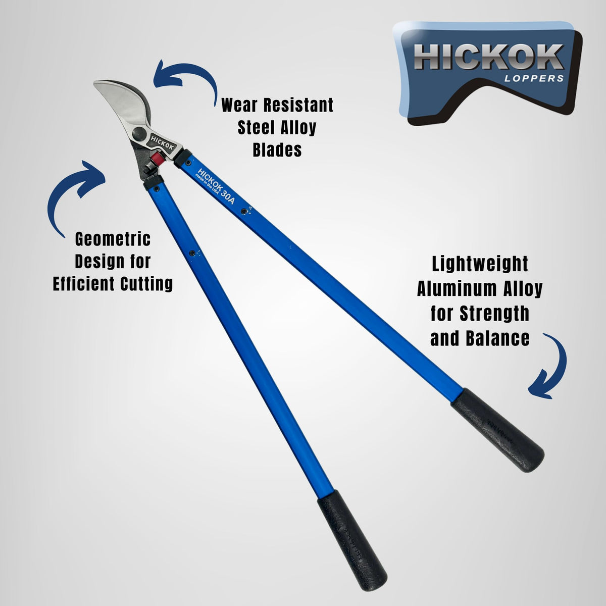Made in the USA, Hickok loppers blend durability with professional reliability.