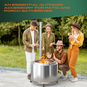 Hickory Summit compact portable stand ideal for camping and storage.