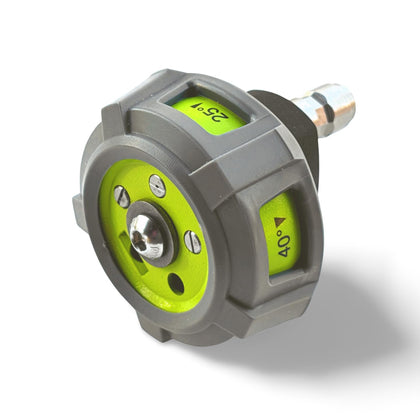 Hiclean 5-in-1 nozzle enables quick changes for various cleaning tasks.