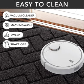 hicorfe dirt-scraping mat captures moisture before it reaches interiors.