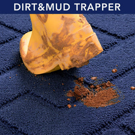hicorfe dirt-scraping rib texture removes debris at the threshold