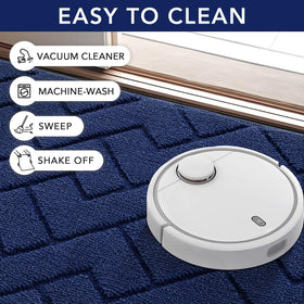 hicorfe easy-clean machine-washable mat simplifies maintenance