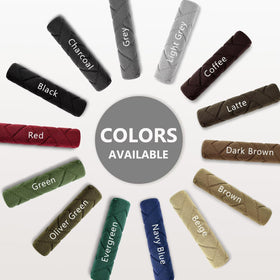 hicorfe entry mat in charcoal color frames welcoming entryway with stylish texture.