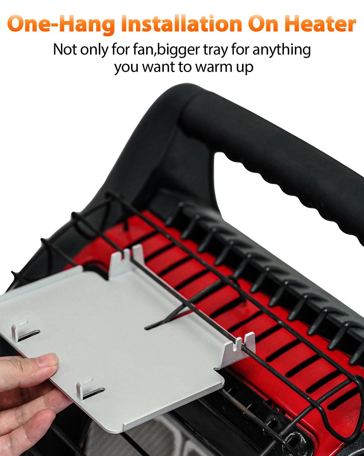 HIDALIFE big tray for fireplace fan keeps water warm