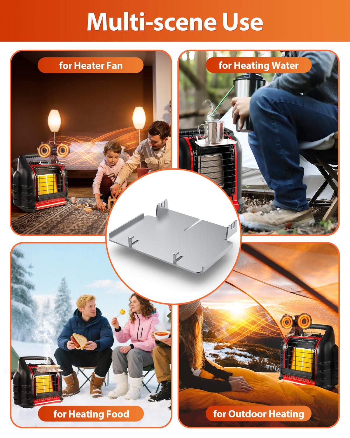 HIDALIFE compatible with compact and large heaters for versatility