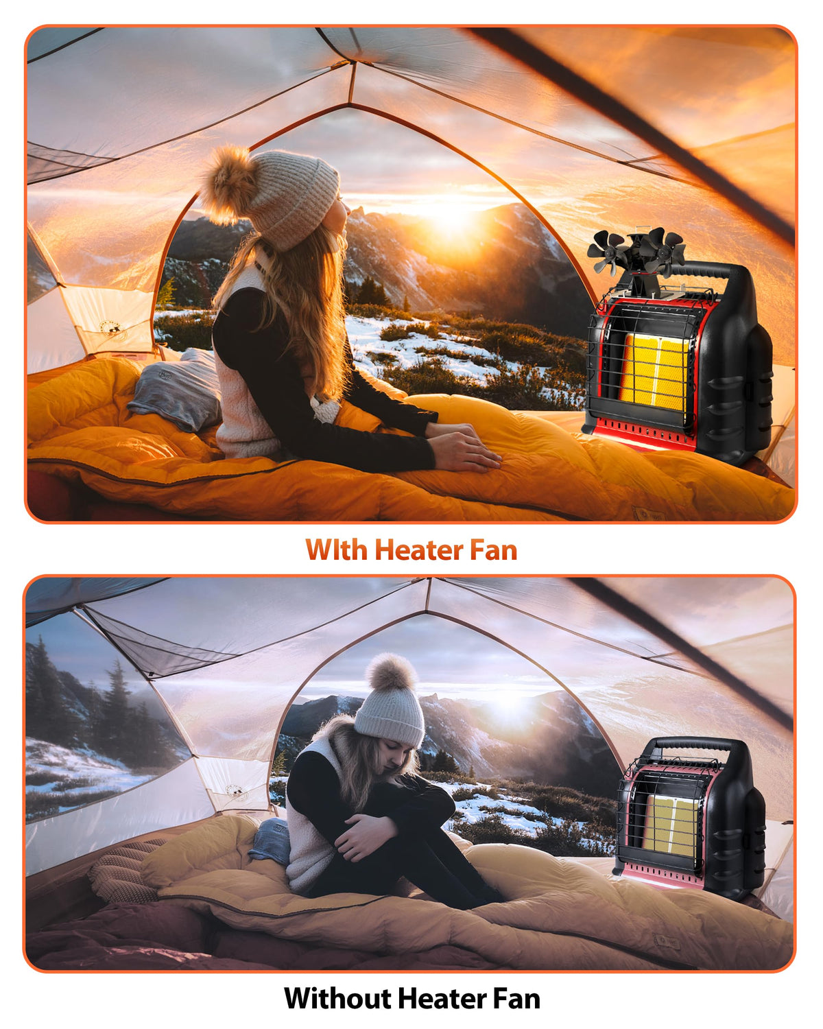 HIDALIFE food heating tray supports meals during camping