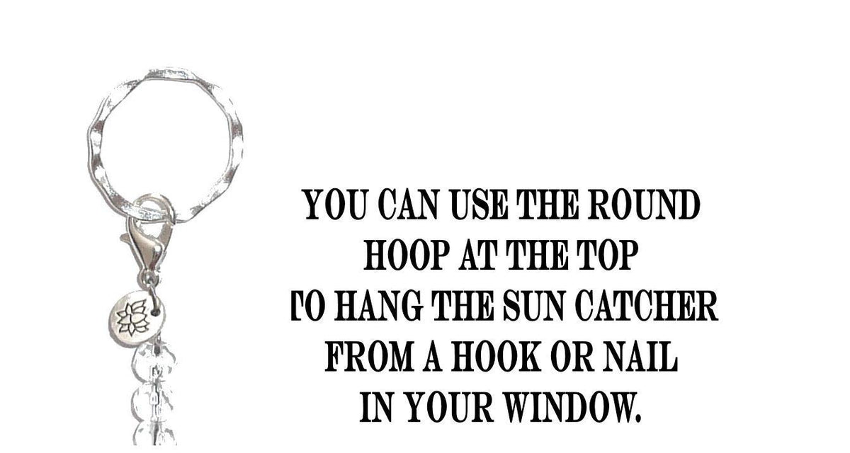 Hidden Hollow Beads Indoor Window Decor brightens sunny spaces.