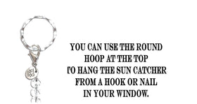 Hidden Hollow Beads Indoor Window Decor brightens sunny spaces.