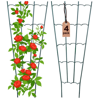 HiGift 24-inch plant trellis for indoor and outdoor use, supports climbing vines.