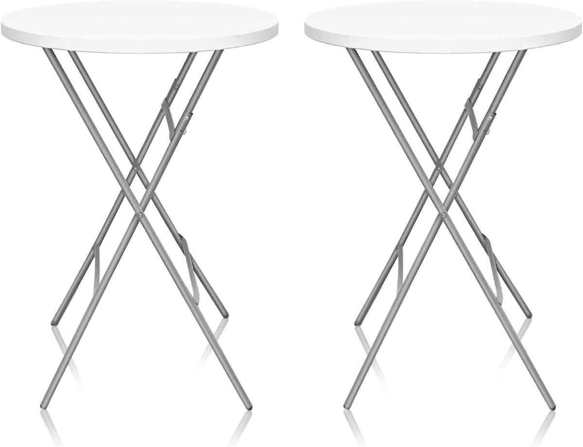 HiEthan 32in cocktail table folded for compact storage and quick setup.