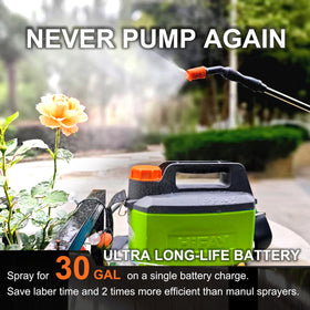 HIFAY ES4-PRO 4000mAh battery inside powers longer spraying sessions