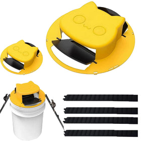 High & Sky 2-pack mouse bucket lid auto flip in action for efficient trapping.
