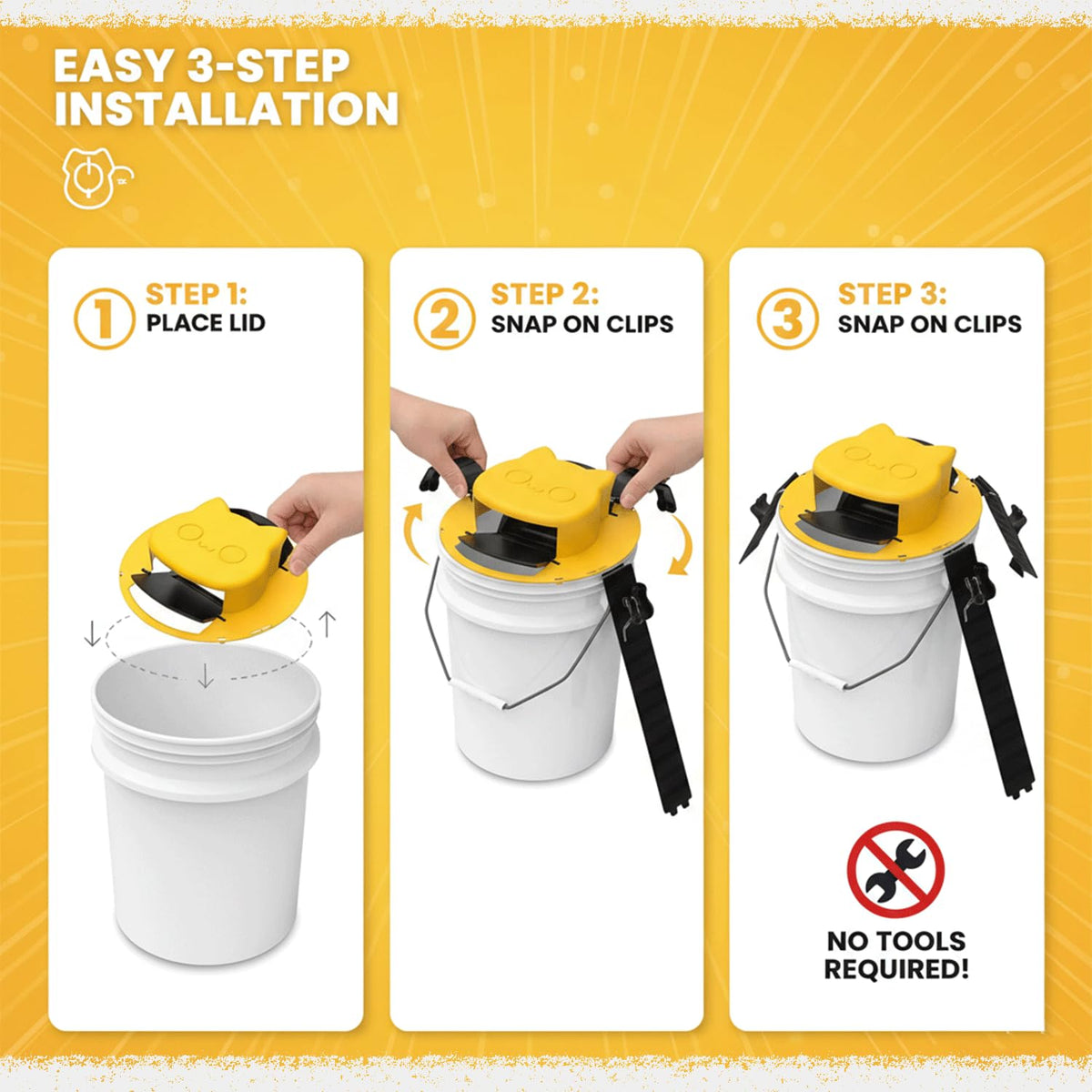 High & Sky no-touch rodent control system for safer cleanup.
