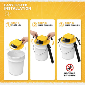 High & Sky no-touch rodent control system for safer cleanup.