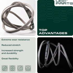 UDC Parts M151649 high-breaking-strength belt for heavy use
