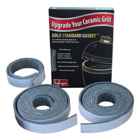 High-Que Gold Standard high-heat gasket close-up showing durable adhesive benefits