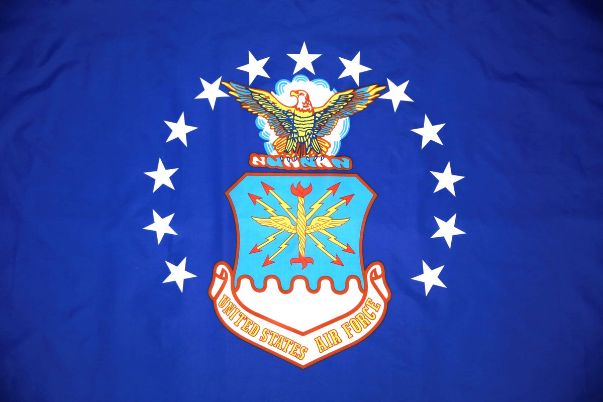 High Supply 3x5 Air Force flag with double-stitched edges for lasting resilience