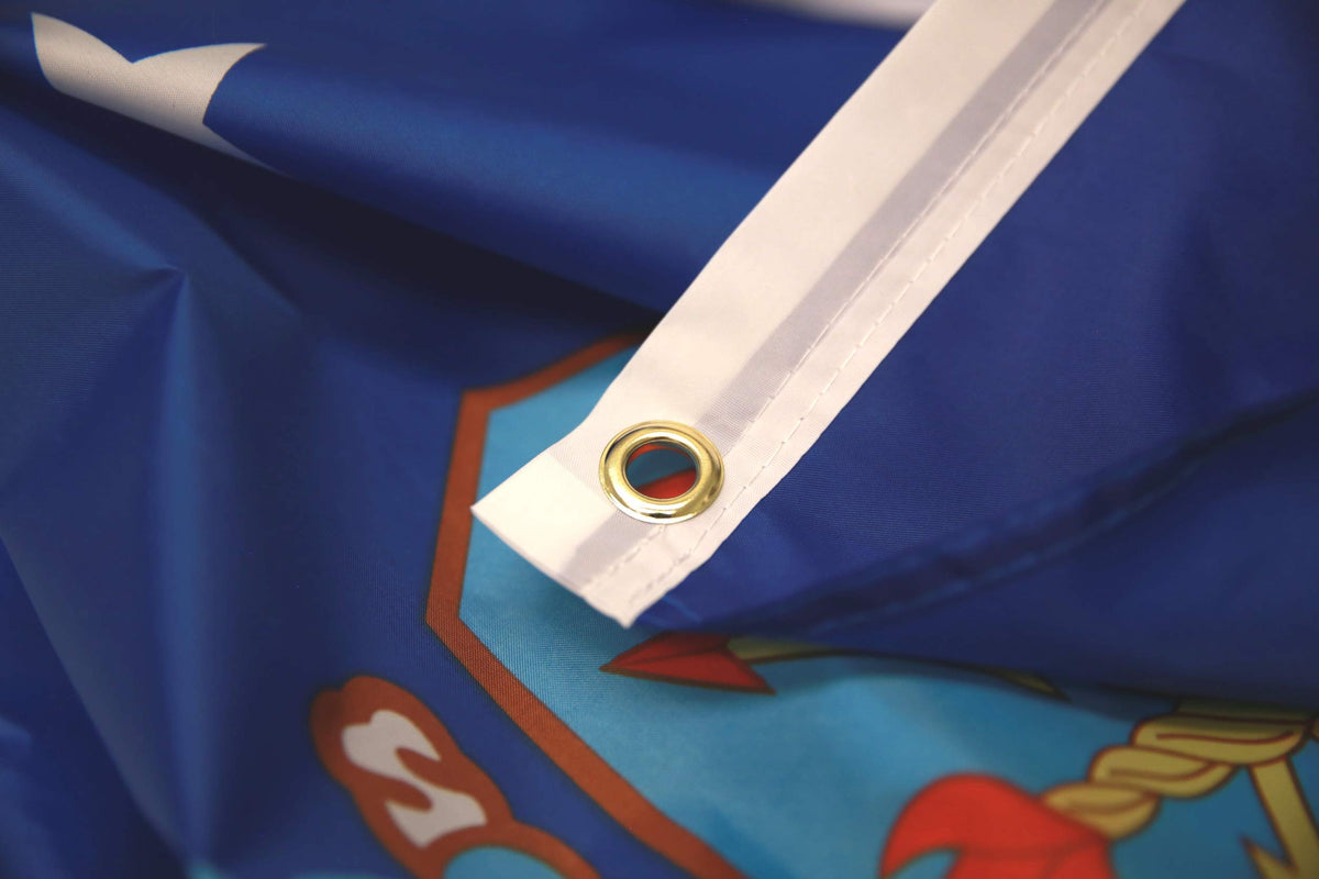High Supply 3x5 Air Force flag mounted on a pole for ready display