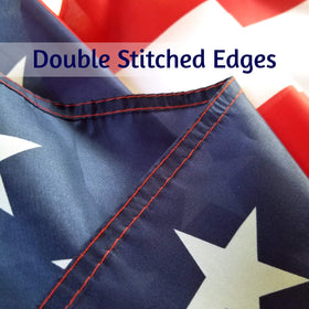 High Supply Dominican Republic flag 3x5 ready for patriotic events and hanging.