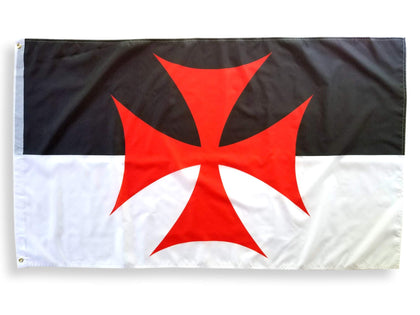 High Supply Knights Templar flag 3x5 front view for bold display