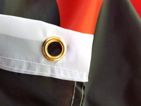 High Supply Knights Templar flag brass grommets enable easy hanging