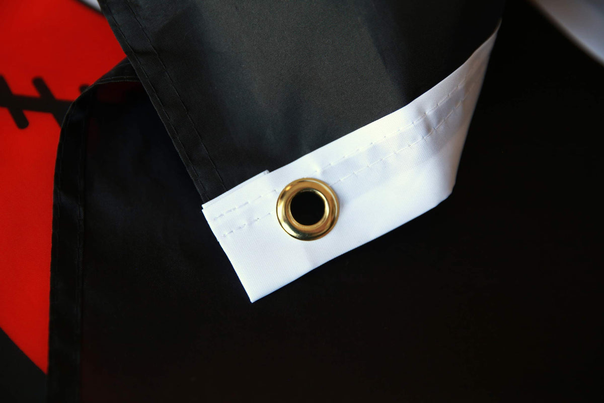 High Supply polyester flag delivers durable, low-wind performance for steady display.