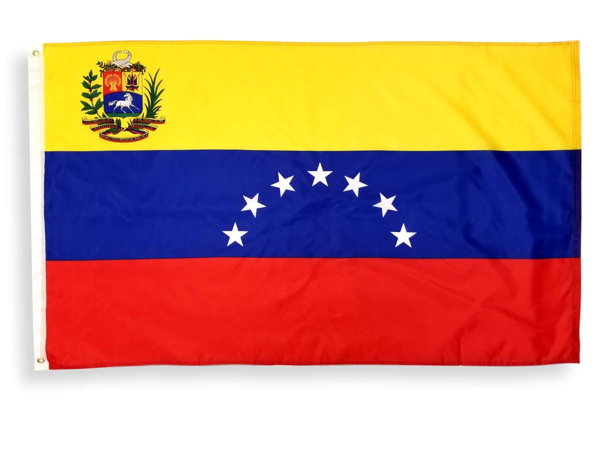 High Supply Venezuela flag 3x5 ready for indoor display with durable polyester.