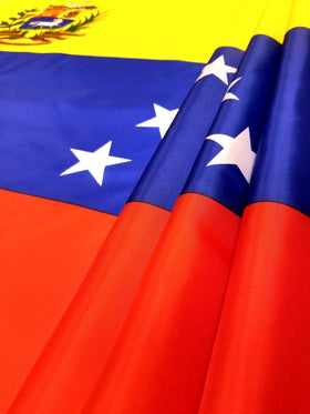 High Supply Venezuela flag with brass grommets for secure mounting.