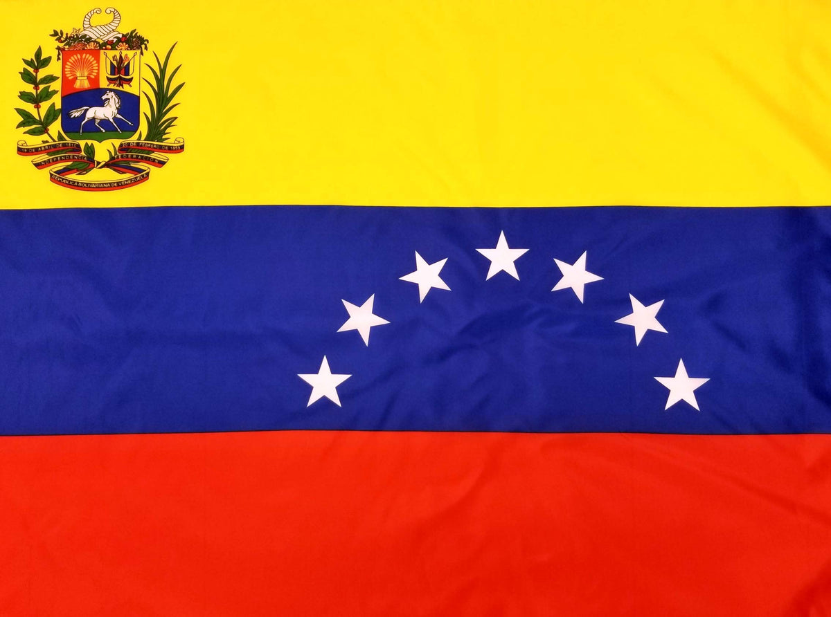 High Supply Venezuela flag with double-stitched edges enhances durability.