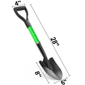 Highlight Kids Shovel in light snow for simple clearing.