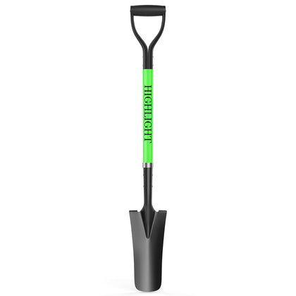 HIGHLIGHT Spade Shovel 45-inch enables heavy digging and planting.