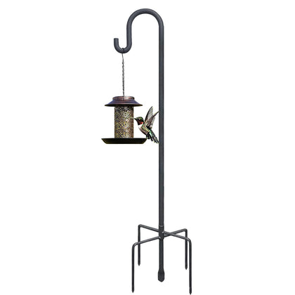Highpro shepherds hook 47-inch pole with 5-prong base stabilizes heavy feeders outdoors