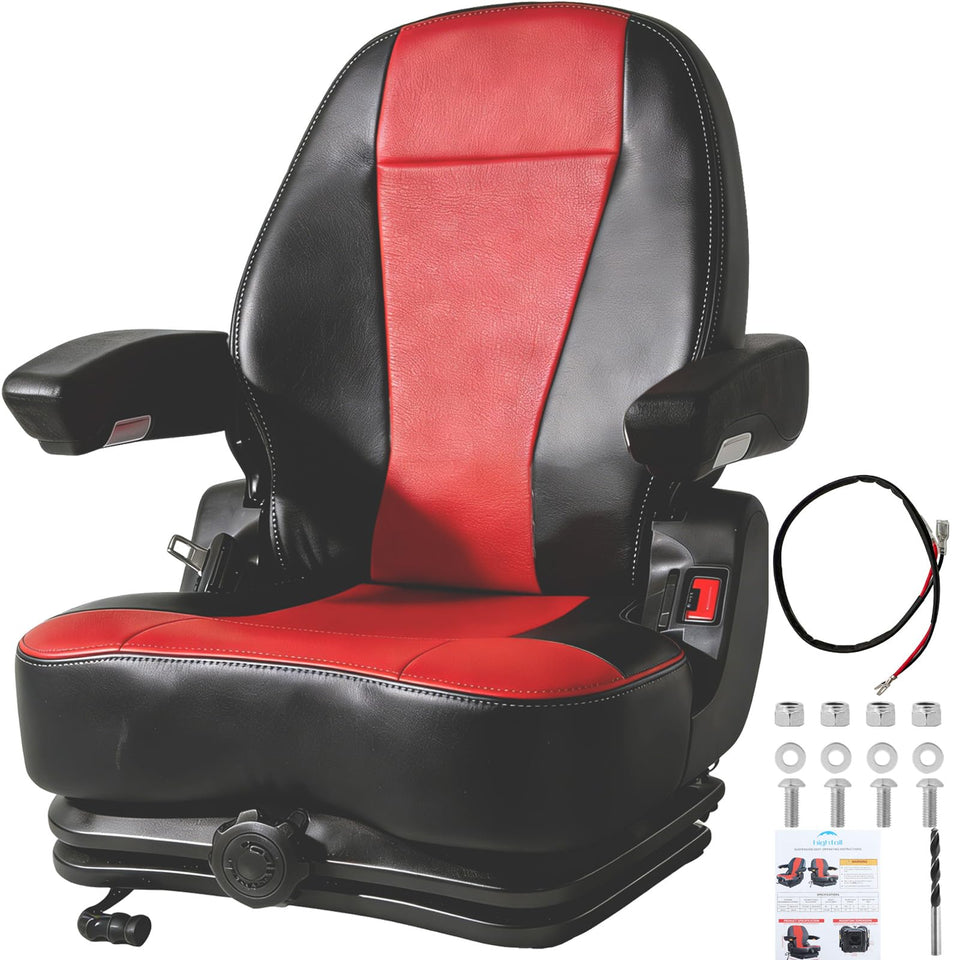Hightall spring dampers seat improves ride comfort on rough terrain
