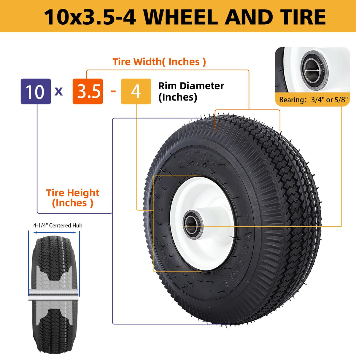 Hightall sawtooth tread tubeless tire enhances wet grip for mowing