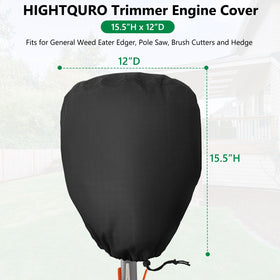 HIGHTQURO trimmer engine cover with pulley buckle delivers secure windproof fit.