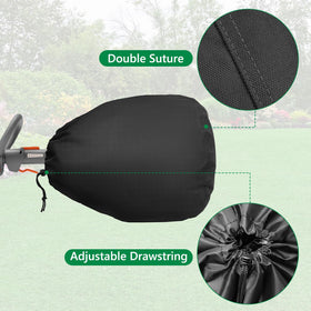 HIGHTQURO trimmer engine cover fits edgers and hedge trimmers for versatile protection.